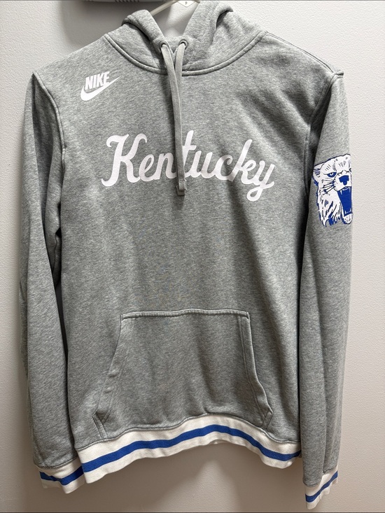 Nike Other - Nike Grey Crewneck Sweatshirt with Blue Accents